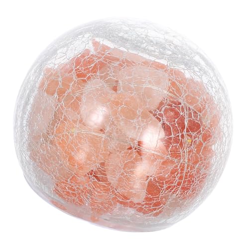 Alipis Lampada da Notte in Cristallo di Sale Naturale dell’Himalaya Piccola Lampada Decorativa Luce Calda 45V per Camera da Letto Design Creativo e Atmosfera Rilassante