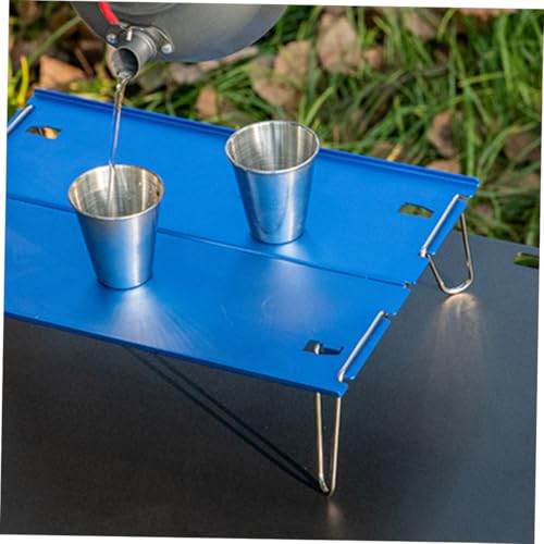 Table de camping pliante Healvian pour éviter de poser vos plats au sol - 3