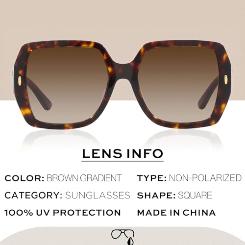 Tory Burch TY7191U SQUARE Shape Sunglasses with eSHADES Luxury Eyewear kit Bundle3