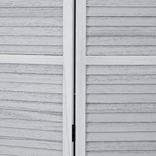Lamellentüren Homestyle4U 1363: 3-teiliges Paravent Raumteiler Innen
