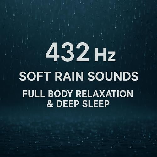 432 Hz + Soft Rain Sounds | Full Body Relaxation & Deep Sleep