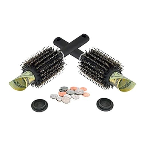 Lutema Hair Brush Secret Hidden Diversion Safe Money Jewelry Storage Home Security (2 Pack)