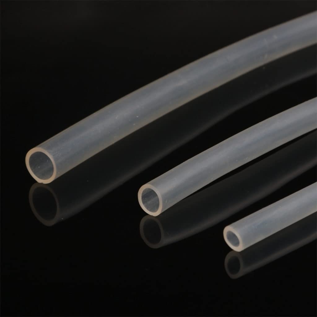 Silicone Tube, 10 12 16 18 20 25 31mm Food Grade Transparent Silicone Tube/hose, 1/2/3/4m Long Flexible Rubber Hose, 1PCS (Size : 2 Meters, Color : 25 x 31mm)