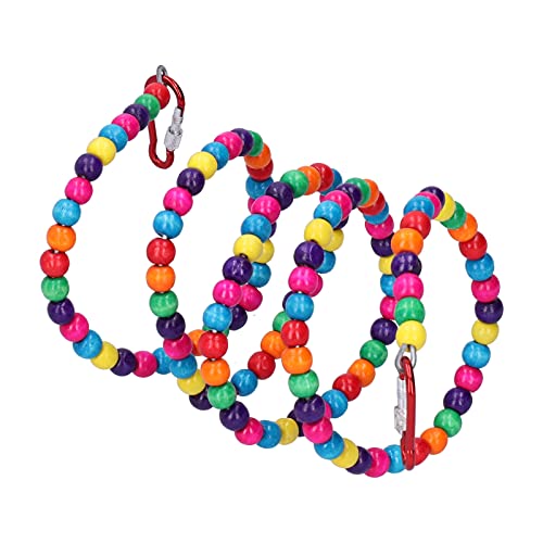 Corda Em pé de Pássaro Flexível Gaiola Colorida Pendurada Em Mastigação de Brinquedos de Escalada Su