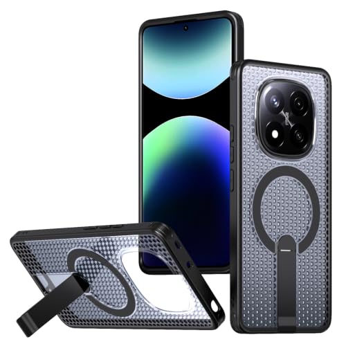 ��p For Xiaomi Poco F8 Pro 5G �Ή� �P�[�X MagSafe�Ή� �B���X�^���h�t�� ���M ���b�V���\�� ���h�~ �ϏՌ� �X�}�z��p ���M �V���I�~ Redmi K90 5G ��p �J�o�[ �L�b�N�X�^���h�t�� ���C�����X�[�d�Ή� ��