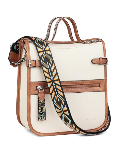 FADEON Crossbody Bags Purses for Women & Backpack Purse Brown Collection2