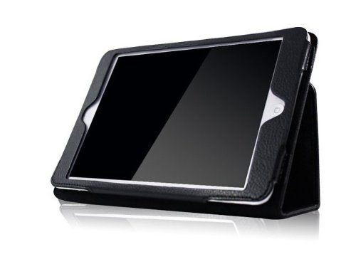 Ruban Folio Case For Ipad 2 3 4 (Old Model) 9.7 Inch Tablet - [Corner Protection] Slim Fit Smart Stand Protective Cover Auto Sleep/Wake, Black #TOP4