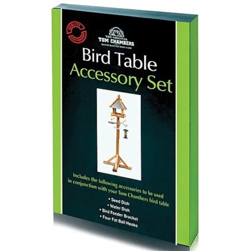 Tom Chambers Bird Table Accessory Set, clear