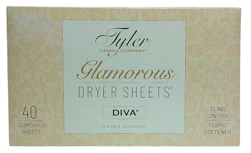 Tyler Candle Company - Glamorous Dryer Sheets - Diva fragrance