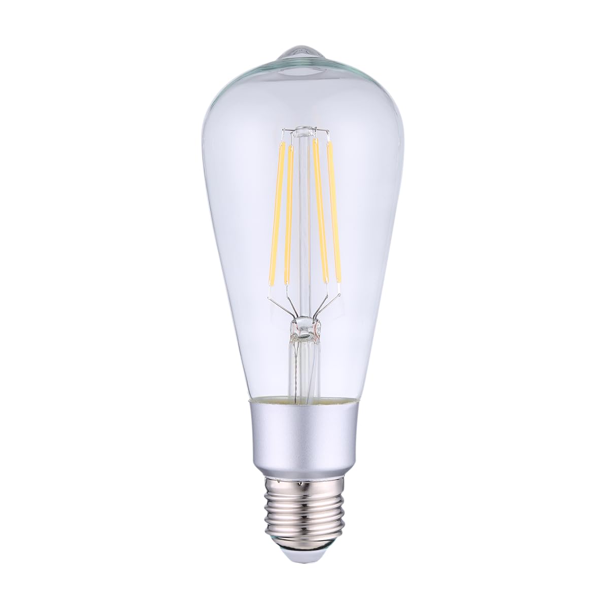Shelly Vintage ST64 | WLAN betriebene Glühbirne mit Dimmfunktion und Stromüberwachung | Hausautomatisierung | iOS Android App | Alexa und Google Home kompatibel | Energieeffizient | Elegantes Design