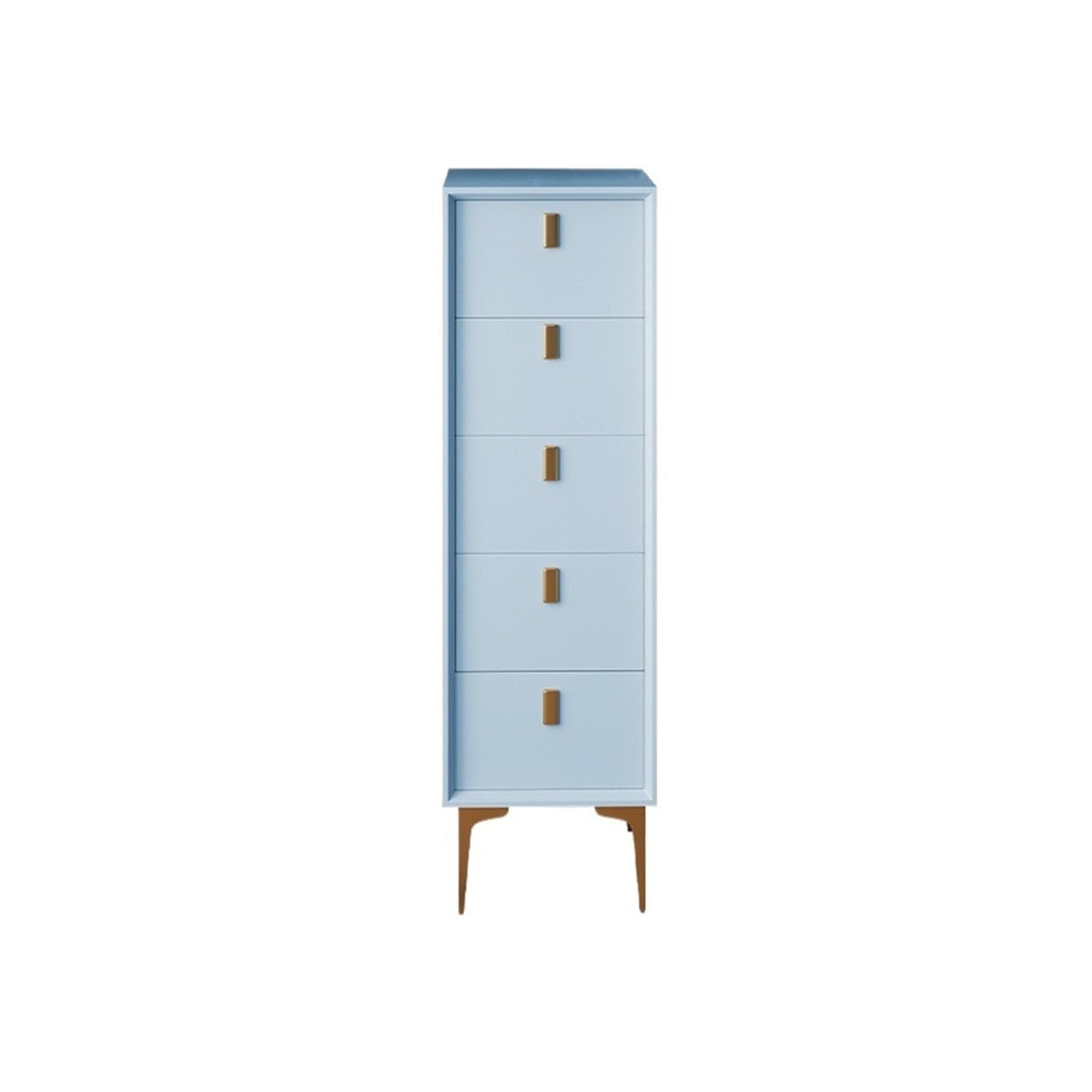 Dh2yjnbf3 Blue-A Bedroom Chest Of Drawers Bedroom Modern Storage Against Wall Extremely Narrow Wooden Organiser Storage Organizer(Blue-A)