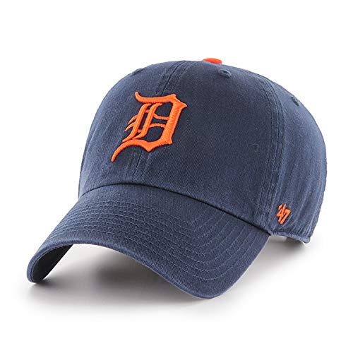 Casquette Detroit Tigers '47 Brand Clean Up Bleu Marine Orange