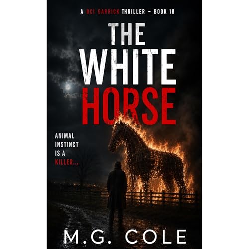 THE WHITE HORSE Audiolibro Por M.G. Cole arte de portada