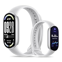 XIAOMI Smartband 10,Pulsera de Actividad,Reloj Int...: Pantalla AMOLED de 1.72'' con bordes ultrafinos simétricos: Bisel de solo 2 mm y 73 % de relación pantalla-cuerpo. Brillo máximo de 1500 nits con ajuste automático. Frecuencia de actualización de 60 Hz para una experiencia fluida. Control táctil resi...