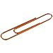 JAM Paper Colored Jumbo Paper Clips - Rose Gold Paperclips - 75/pack