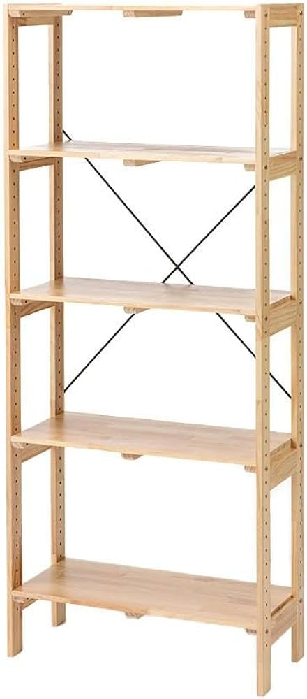 ACTUS 木製オープンシェルフ 145cm x 87cm x 32cm ACTUS 木製オープンシェルフ 145cm x 87cm x 32cm ACTUS 木製オープン