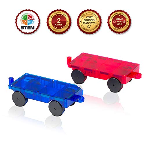 Dress Up America 2 Stück Auto-Set: Jetzt mit stärkeren Magneten, Robuste, Super langlebig mit vivid Klare Farbe Fliesen