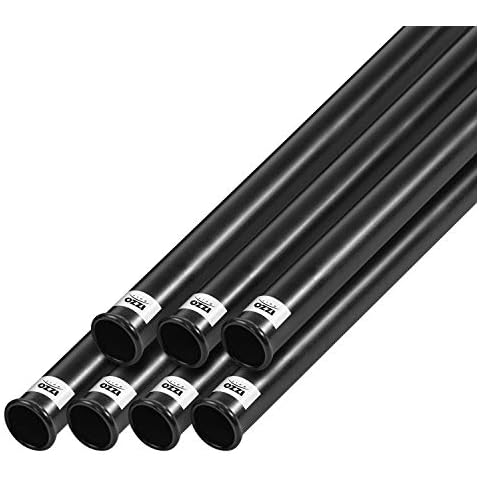 IZZO Golf Black Plastic Golf Club Tube, 1.5 Inch (Pack of 7) Cover