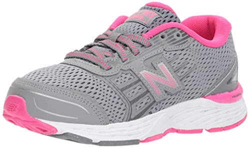 New Balance Kinder Laufschuhe KV680SSY, - Grey/Pink - Größe: 35 EU