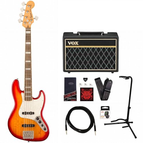 Squier/Classic Vibe Active '70s Jazz Bass V Laurel Fingerboard White Pearloid PG Sienna Sunburst AvtGLx[XS҃Zbg