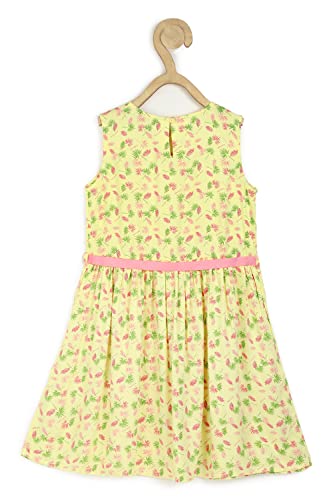 Image of Allen Solly Girl's Synthetic A-Line Knee-Length Dress