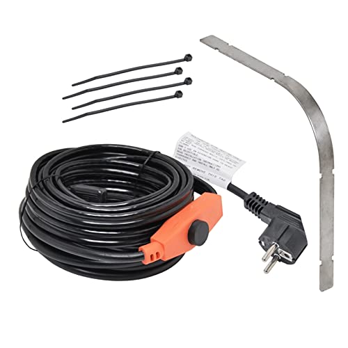 VOSS.eisfrei Kit : Câble Chauffant antigel 1m, Circuit de Chauffage, Chauffage gouttière avec Protection des Bords Cover