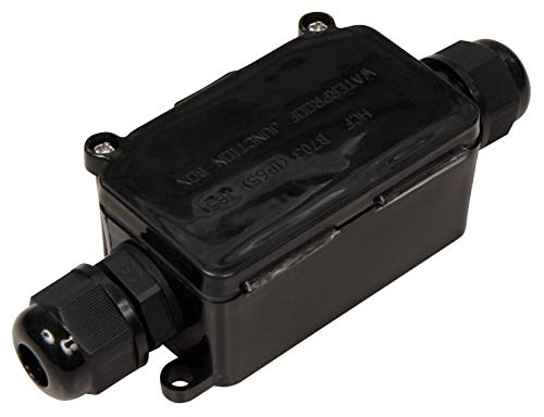 McPower 1300408 - Caja de conexión (clase de protección IP66, para exteriores, plástico resistente a los rayos UV, junta de goma de 1 salida)
