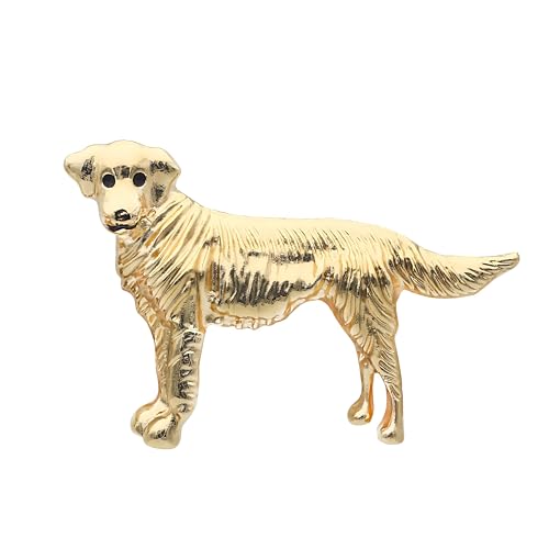 Broche de perro Golden Retriever para lucir en fiestas