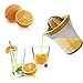 MZHFXB Portable Main Manuel Juicer,Orange Citron Agrumes Presse-Fruits Jus,Main Presser Biologique Jus Extracteur Mini Jus Fabricant A/Yellow/shown