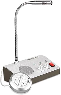 Retevis RT-9908 Window Speaker System,Intercom System for Business,Microphone Intercom,Window Intercom Speaker for Bank,School,Store,Government Office,Restaurant