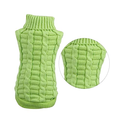 Pull pour chien couleur unie POPETPOP costume douillet pour animaux 3 pièces - 3