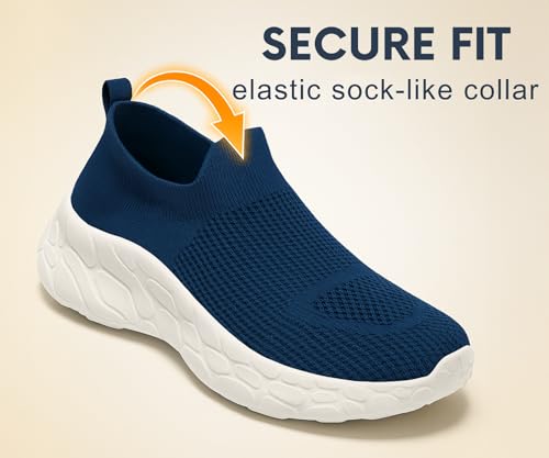 Image of Kraasa Walking Shoes for Men Height Increasing Sports Shoes Ultra Grip Soft Sole Gym Shoes Workout Lightweight Running Shoes for Men