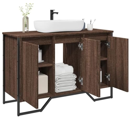 KTHLBRH Armario para Lavabo de Baño con Amplio Espacio de Almacenamiento y Diseño Ahorrador de Espacio para Organizar Artículos de Tocador y Baño
