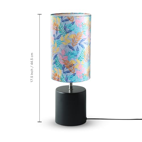 Image of ExclusiveLane 'Frond' Iron Table Lamp for Bedroom Living Room Home Decoration & Bedside Lamp Bed Lamps for Side Table Side Lamp for Bed Room in Metal (44.5 Cm, Without Bulb, Handcrafted)