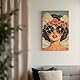 DecoMe Wandbild 30 x 20 cm Vintage - Musik Schlafzimmer Wohnzimmer Wanddeko Bild - Leinwand Holz Zimmer Deko Aesthetic Room
