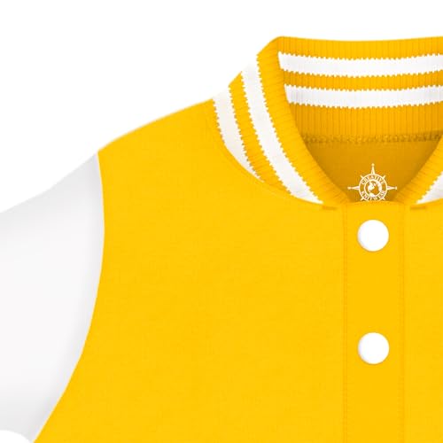 Creative Knitwear College Baby Varsity Jacket Lightweight - Team Logo, Multiple Colors, Unisex, (0 Months - 4T)2