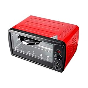 Huishoudelijke mini-oven met elektrische grill en kookplaten met grill en draaispit Timing Boven- en onderbuis Verwarming Dissipatieontwerp 12L mini-ovens Happy Life