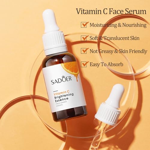 Rosarden Vitamin C Complete Skin Care Set, 10-In-1 Skin Care Kit With Face Wash, Toner, Face Serum, Face Cream, Eye Cream, Face Mask, Lip Mask & Lip Balm, Hydrating Skincare Gift Set For Women - Thumbnail 6