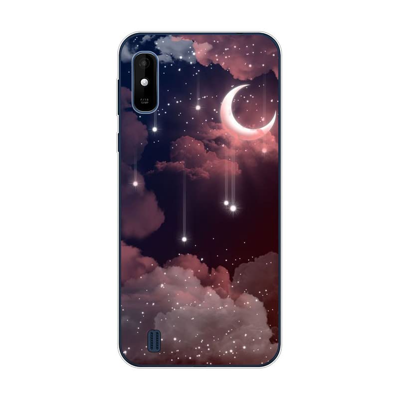 Sunrive Cover Per Wiko Y81, Custodia Case in molle Trasparente silicone Morbida Flessibile Antigraffio protettiva back custodie(Q Dente di leone