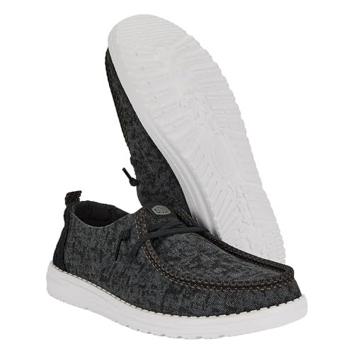 HEYDUDE Wendy Perf Canvas, Women’s Shoes, Women’s Slip-on Loafers, Comfortable & Light-Weight3