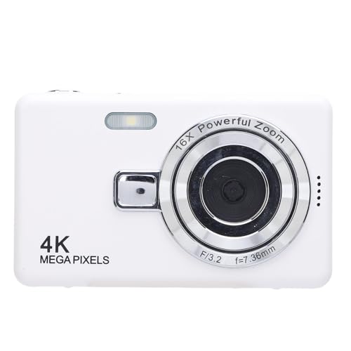 Cámara digital compacta 50MP 4K con zoom 16X y pantalla 2.4in miniatura 1