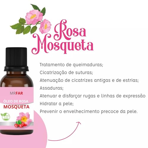Óleo de Rosa Mosqueta 100% Puro 30ml MRFAR