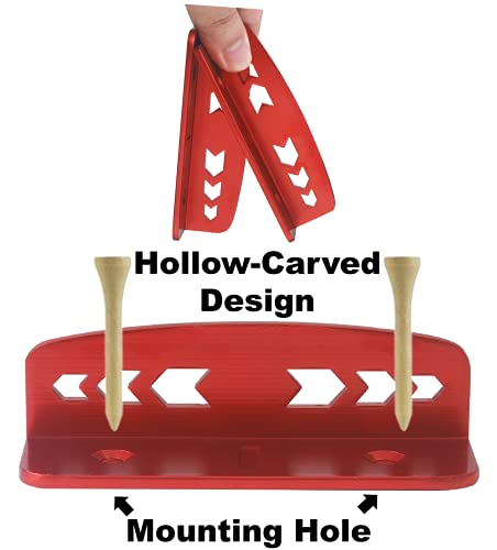 Moyodor Golf Putt Trainer | Putting Gate Practice Tool With Travel Case - Imorove Your Golf Putting Skill Putt Golf Training Aid Putter Path (Red) #TOP1