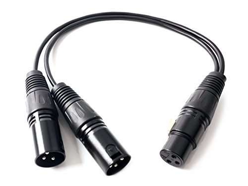 Devinal DVN_MICROPHONE_0010 Xlr Splitter Female To 2 Male Cable thumb #1