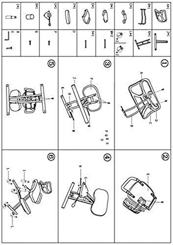 Kneeling Chair, Correct Sitting Posture Lumbar Support Chair Orthopaedic Stool Posture Frame PU Leather Seat Height Adjustable Stool Kneeling With Back Promote Good Posture For Office Home Capacity Ha