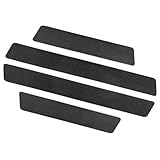 RXATTWVLY Protection Seuil Porte Voiture,pour BMW X5 E53, E70, F15, G05 (2000-) Anti-Dirty Antidérapan Anti-Coup Voiture Protection Seuil Autocollant Marchepieds Carbone Anti-Rayures
