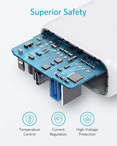 image for USB C Charger, Anker 32W 2 Port Charger with 20W USB C Power Adapter, 