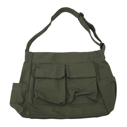 Bolso mensajero tipo canvas con gran capacidad miniatura 7