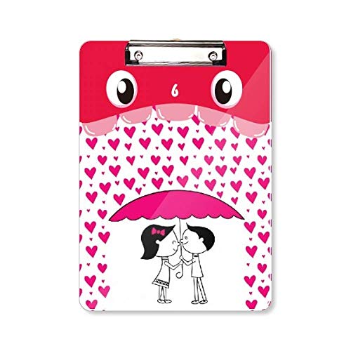 Porte-bloc Valentin couple amoureux A4 pour surprendre votre moitié au bureau