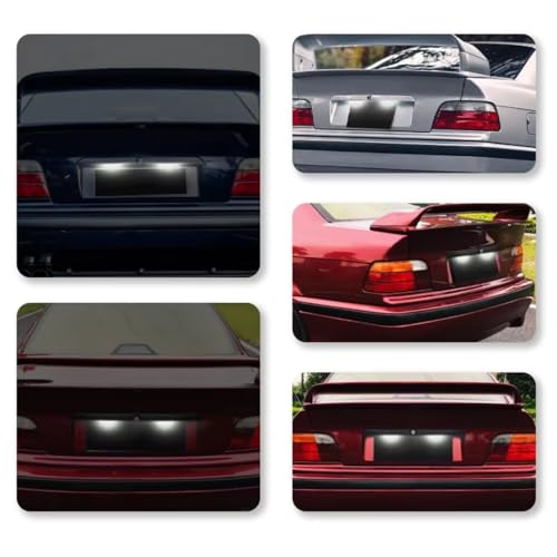 Luces para matrícula de automóvil idóneas para renovar BMW E36 5